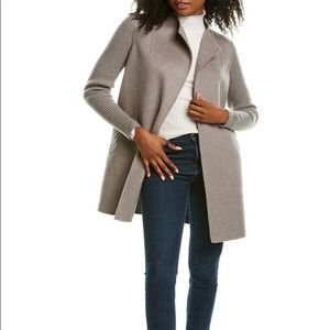 Forte cashmere gray jacket size large Forte